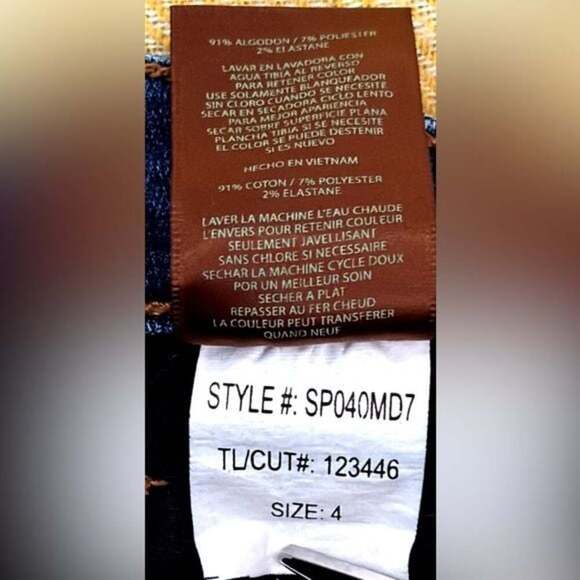 Kut From The Kloth Ankle Skinny Frayed hem Jeans Women’s Size 4 - Picture 7 of 7